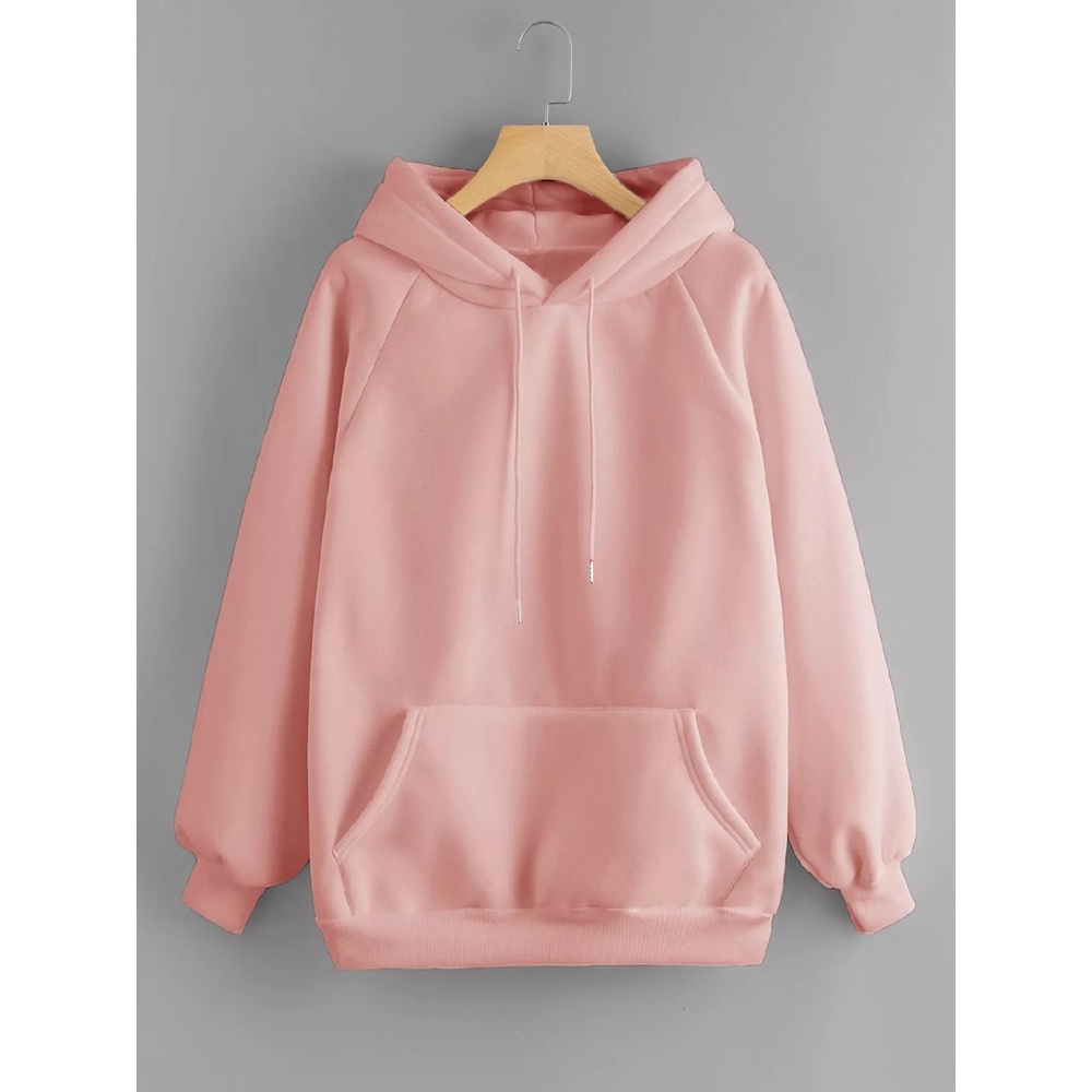 Sweater Hoodie Polos Jumper Pria Wanita Ukuran S M L