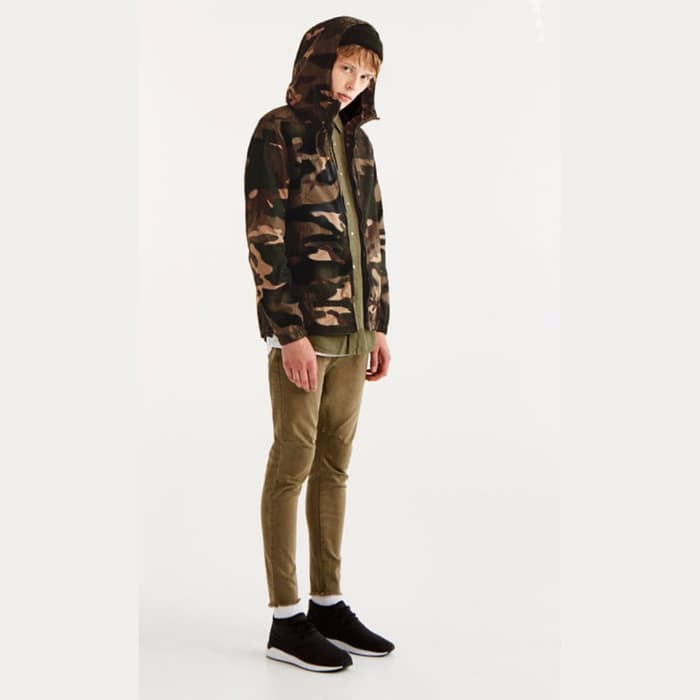 Berkualitas Jfashion Jaket Parka Pria dewasa Corak Army Jakob