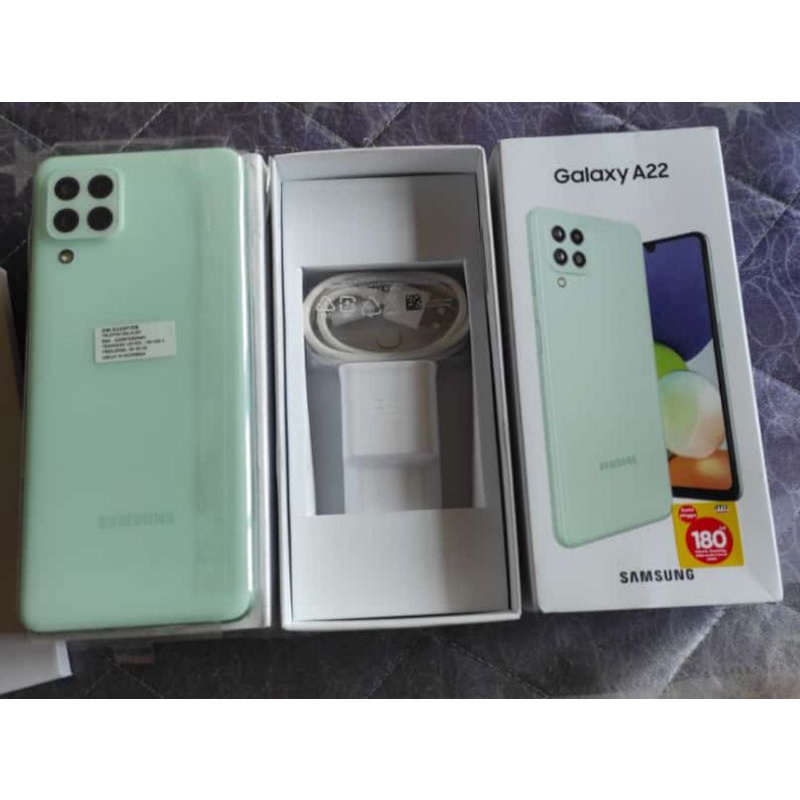SAMSUNG GALAXY A22 4G RAM 6/128 MULUS