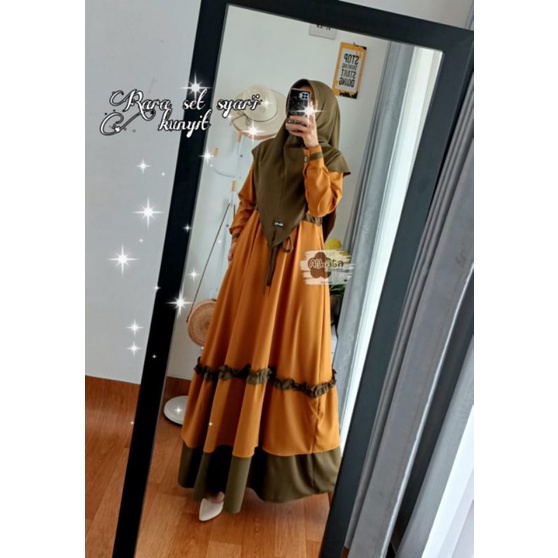 Rara Set Syari Original Athata / Set Syari Dewasa / Syari Dewasa By Athata