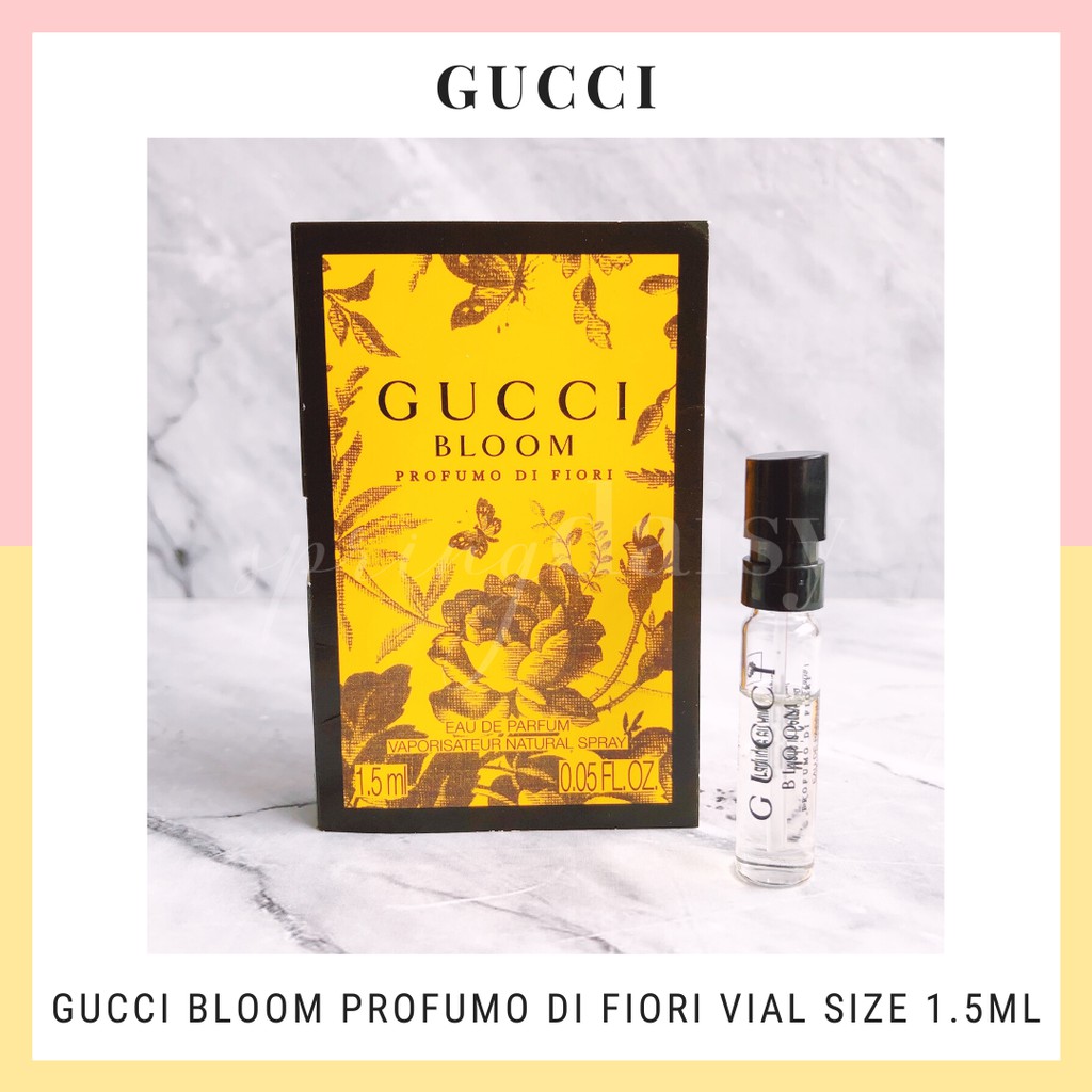 gucci bloom perfume sample