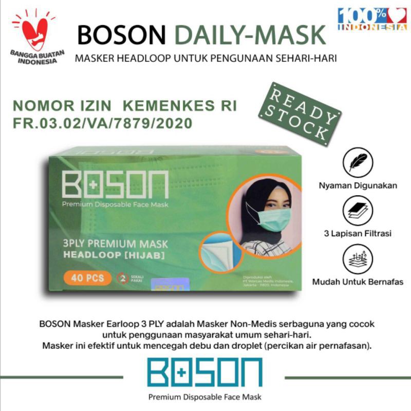 masker hijab boson