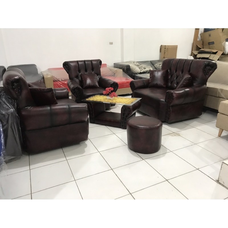 Sofa Jaguar Mini 221 + Meja + Stool kecil