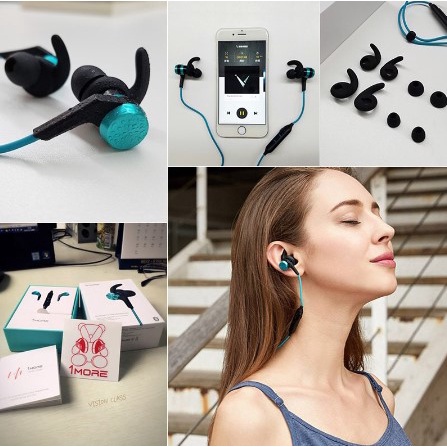 1More iBFree In-Ear Headphones Sport Bluetooth 4.2 APTX Olahraga