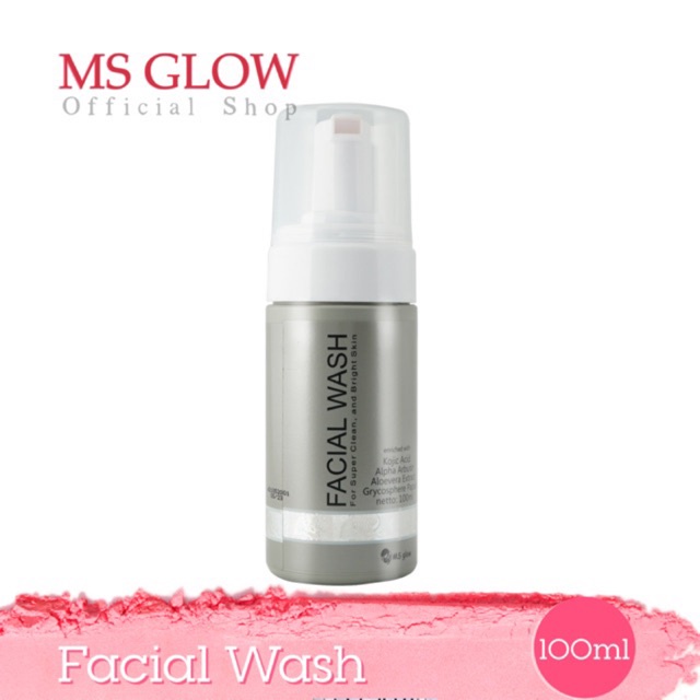 READY MS GLOW FACIAL WASH /FACIAL FOAM /  SABUN MUKA - BPOM