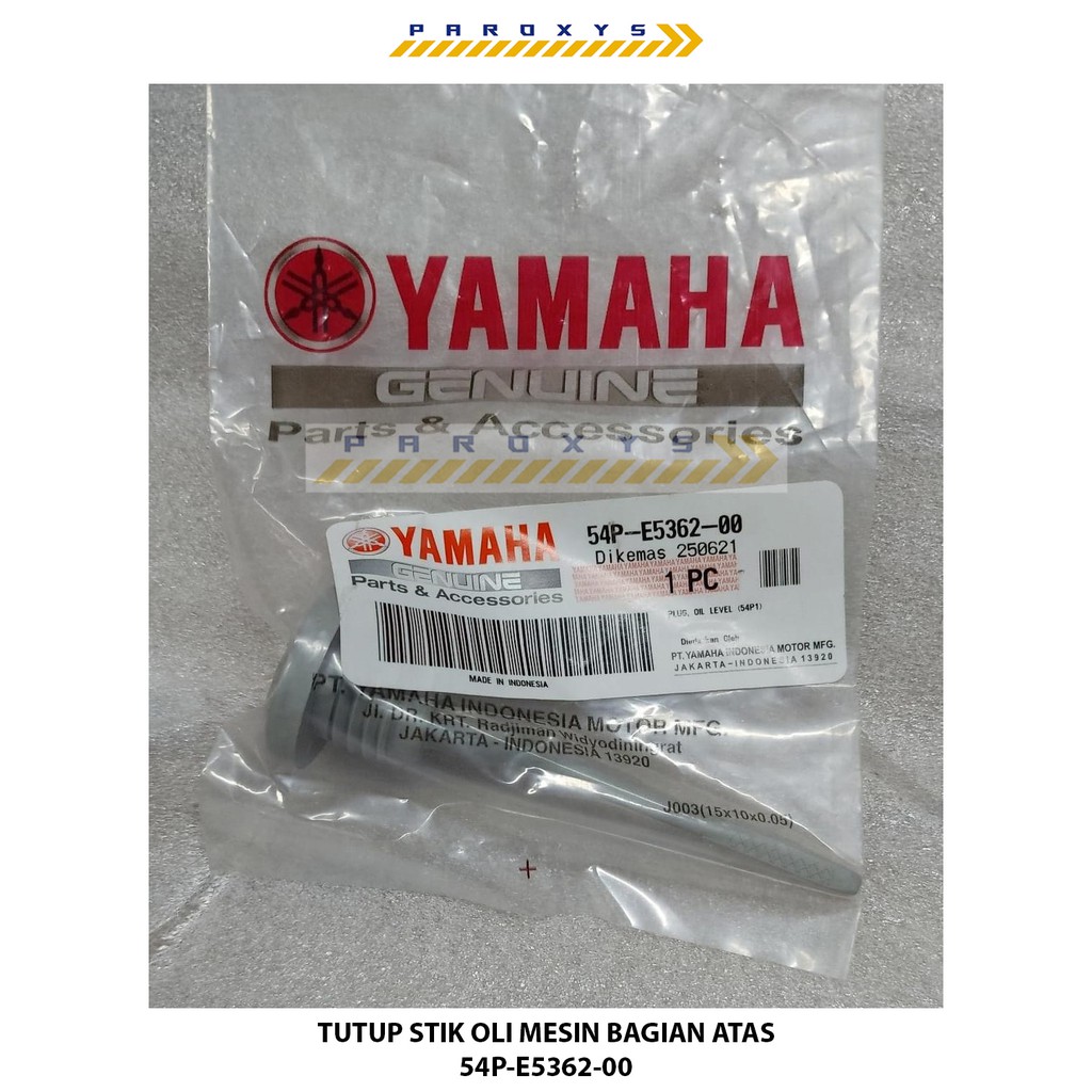 TUTUP STIK OLI MESIN BAGIAN ATAS 54P-E5362-00 MIO J SOUL GT 115 ORI YGP