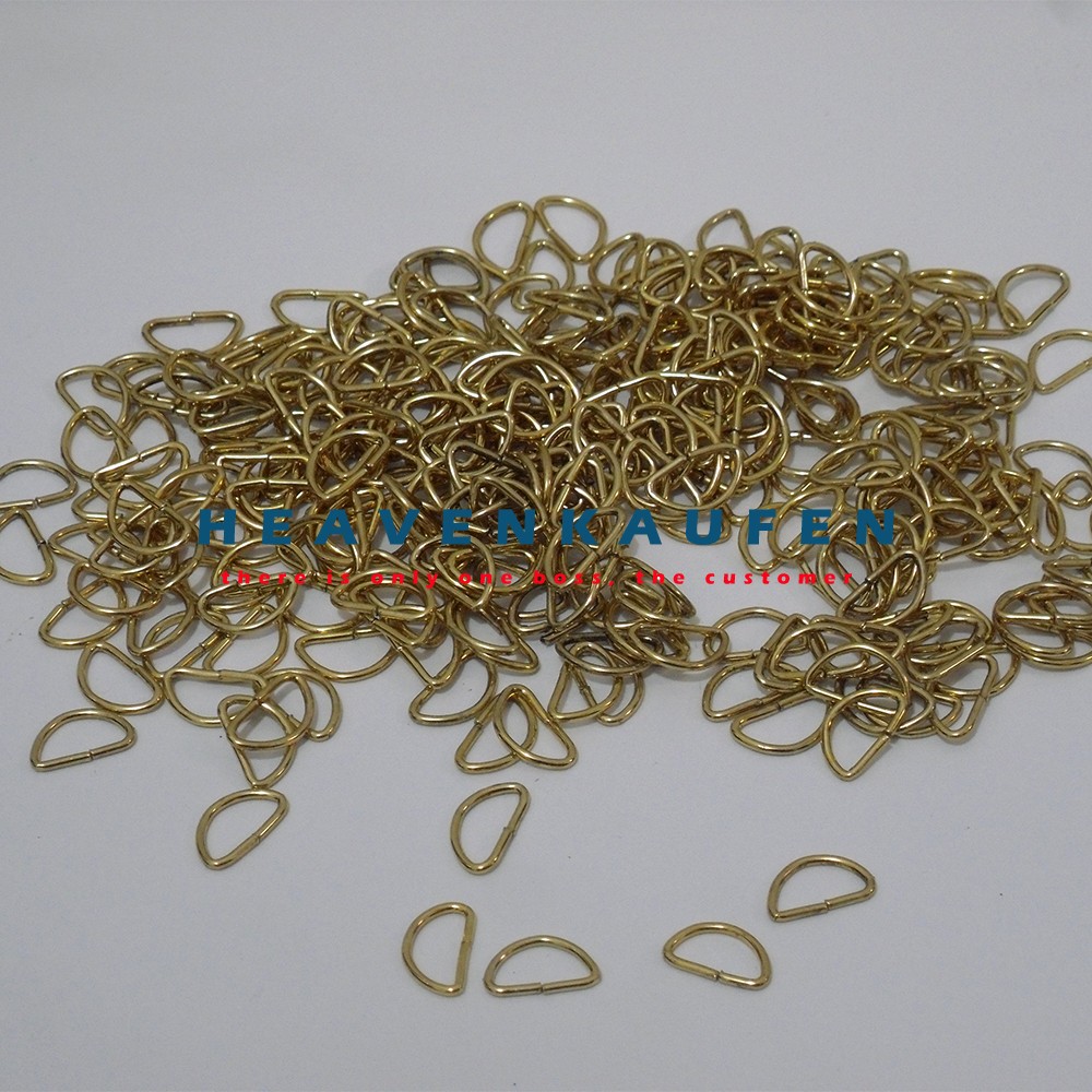 Ring D Gold/Emas 1 cm Untuk Ring Gelang Dll 100 pcs