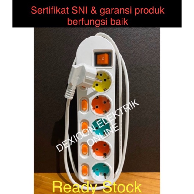 Stop kontak/multipro 5 Lubang/terminal colokan listrik/colokan listrik/sambungan colokan listrik