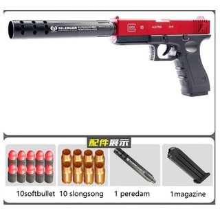 Image of thu nhỏ Mainan Pistol Kokang Pistol Soft Shell Bullet Realistic BB Gun 222-36 #3