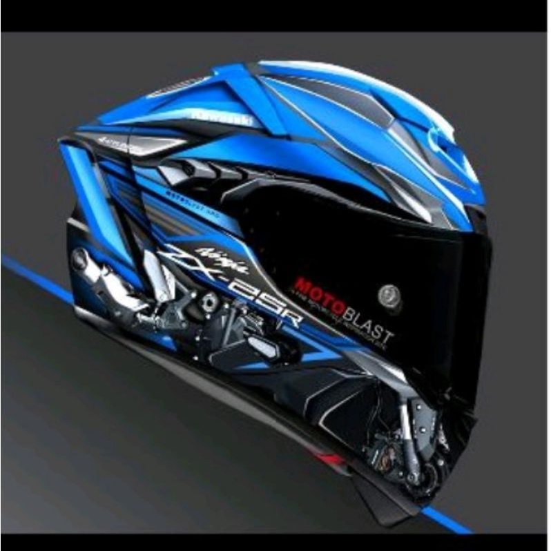 Decal helm stiker Tema Zx25R