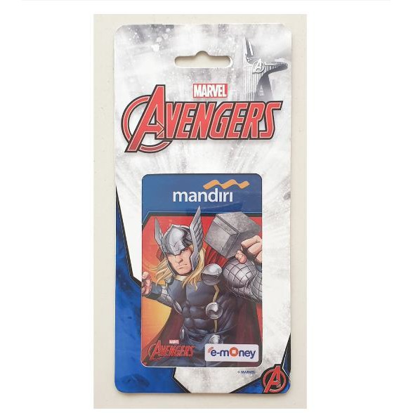 MANDIRI E-MONEY THOR AVENGERS MARVEL EMONEY KARTU AVENGER EDITION