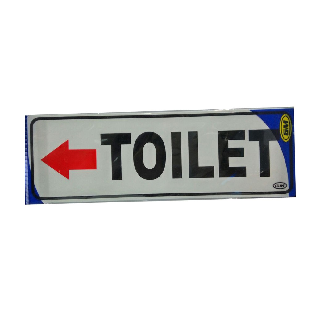 

GM label toilet besar