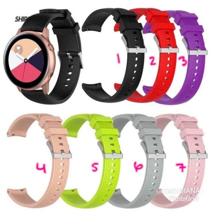 KT-STRAP SILIKON MODEL GARIS SAMSUNG GALAXY WATCH ACTIVE