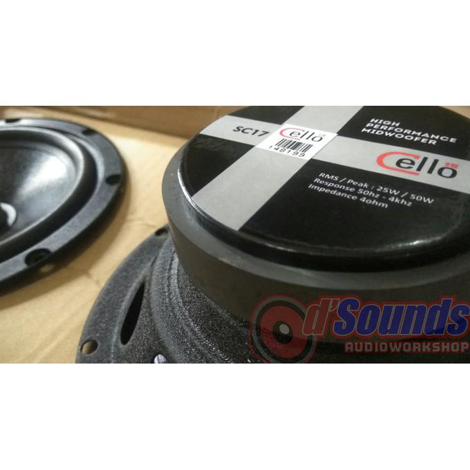 Speaker midbass cello sc17