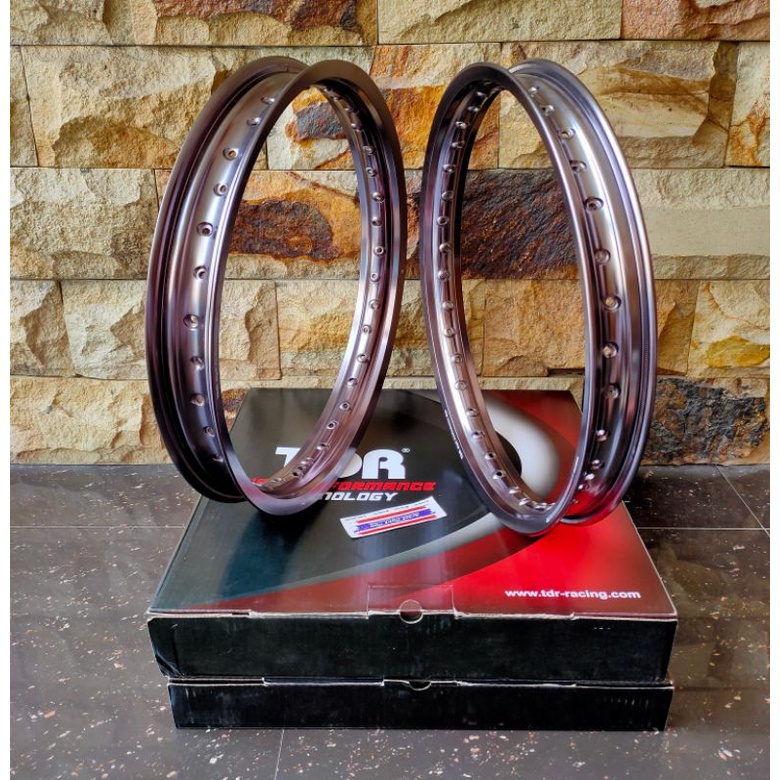 velg tdr titanium ukuran 160/185 17 kotak velg pelek TDR titanium set 160/185 17 jual set