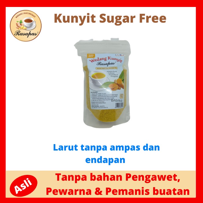

Bubuk Kunyit Sugar Free (Non Gula). Larut tanpa ampas (BERKUALITAS)