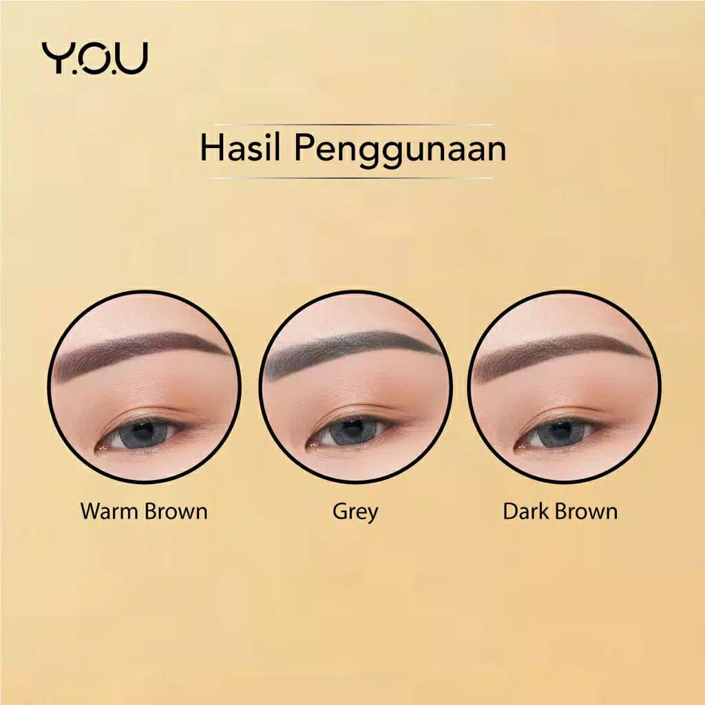 Kosmetik You The Gold One Perfect Dual Brow Matic | Eyebrow Liner