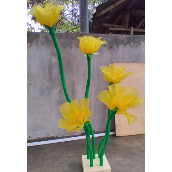 Lampu Standing Bunga Stoking / Kap Lampu Cup Lampu Hias Dekorasi Fariasi Warna