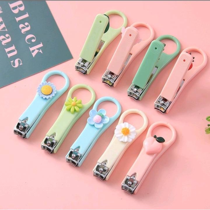 GUNTING KUKU MINI WARNA PASTEL LUCU NAIL CLIPPER IMPORT