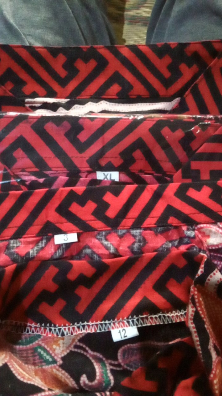 Batik Couple Keluarga Sania Ruffle Ori Ndoro Jowi Dnt Pagar Abang