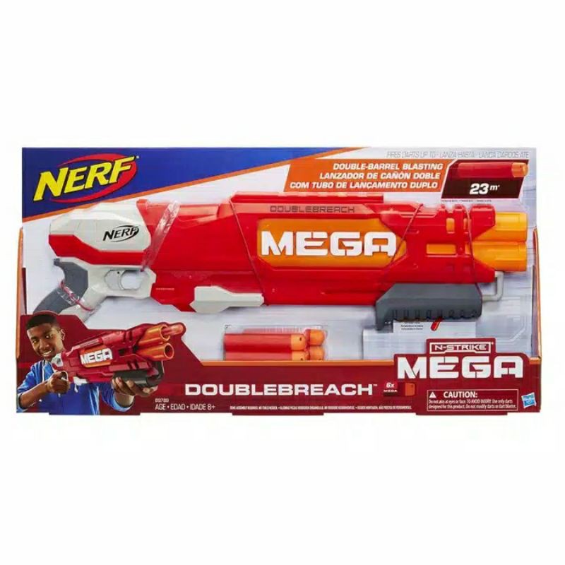nerf mega doublebreach double breach original
