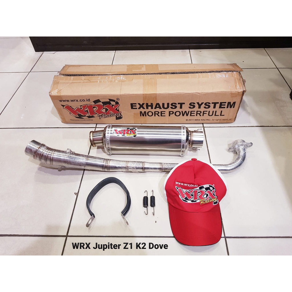 Knalpot Full System WRX Jupiter Z1 K2 Dove SS Oval (Free Topi)