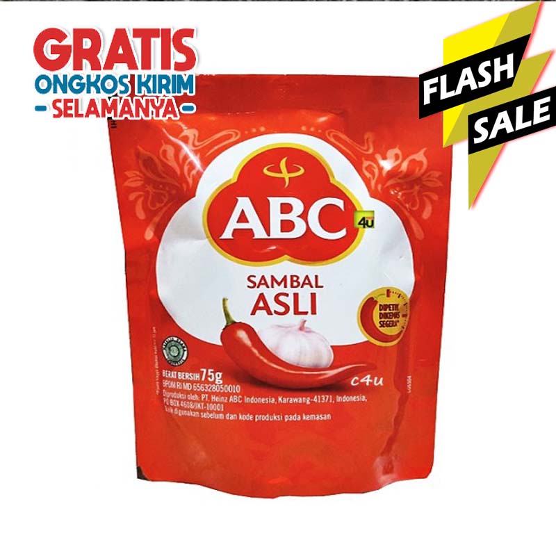 

saus saos ABC Sambal Asli 75gr