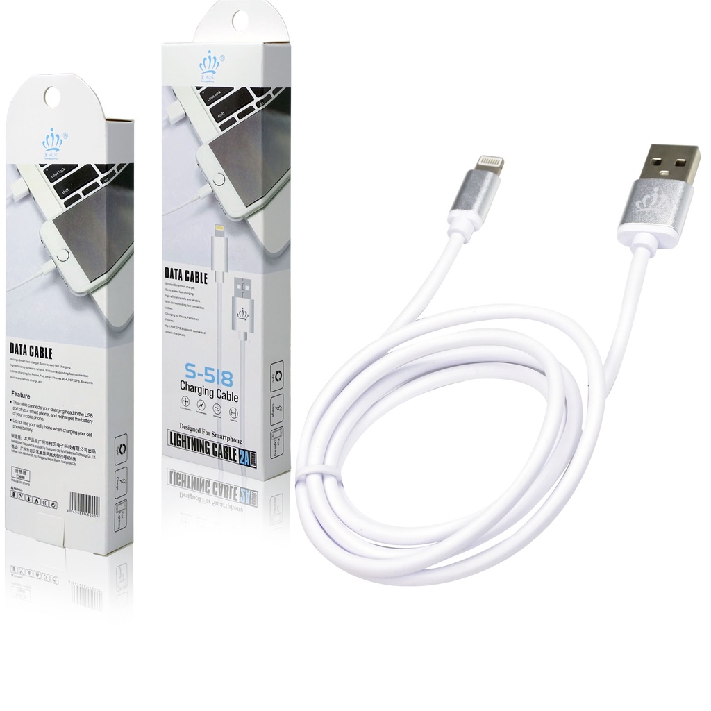 Kabel Data iPhone Fast Charging Speed 2A Lightning CABLE IOS S518