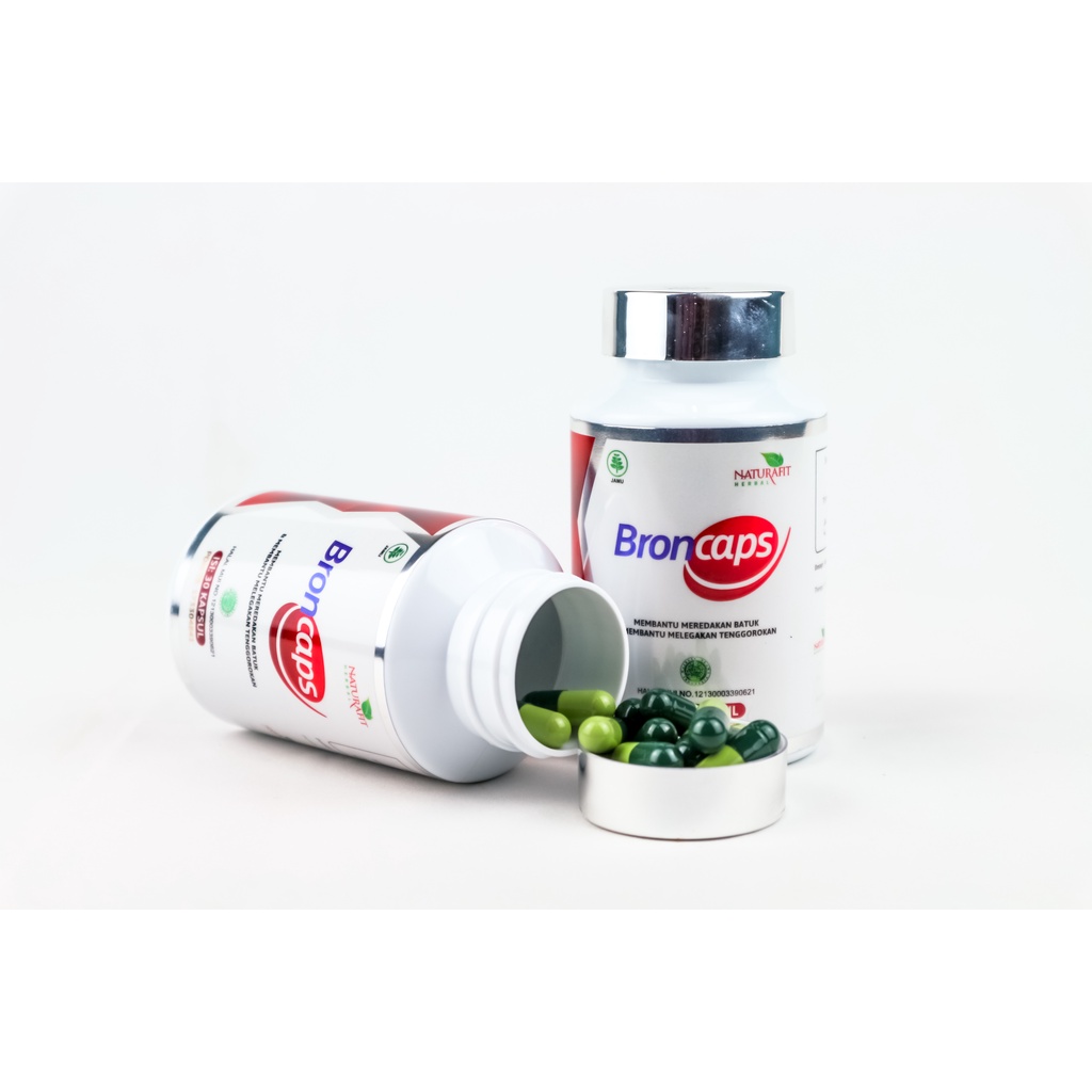 BRONCAPS PREMIUM / Obat Herbal Paru Paru, Batuk dan Tbc - Original BPOM