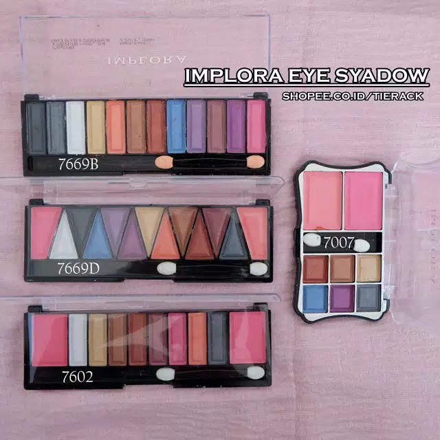 IMPLORA EYESHADOW &amp; BLUSH ON PALETTE