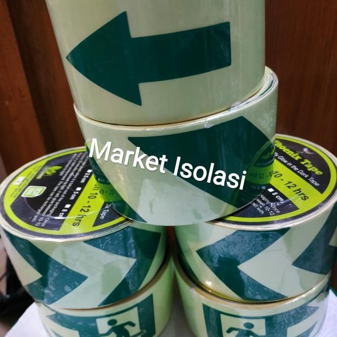 

lakban fosfor jalur evakuasi - glow in the dark 2inch