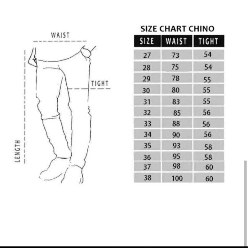 Celana Chino panjang pria slimfit formal casual