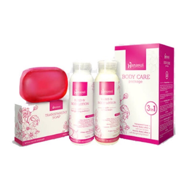 paket hanasui 3in1 // HANASUI BODY CARE // HANASUI CARE