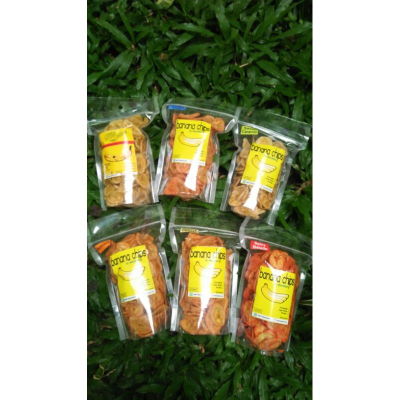 

Kripik/keripik pisang aneka rasa