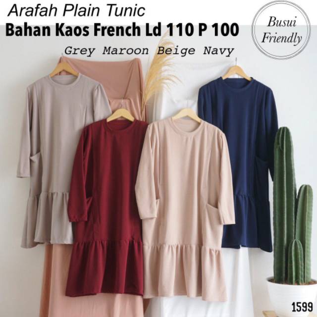 Arafah Plain Tunik