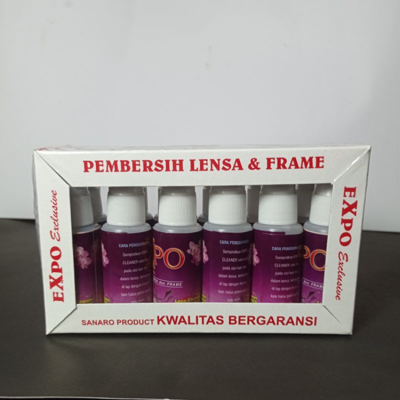 [PROMO] Cairan Pembersih Kacamata EXPO /Air Pembersih Lensa Kacamata Serbaguna Lens Cleaner Claire p