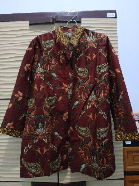 Atasan Batik Dolby Dolbi Dobby Doby Tenun Sutra Tulis Halus Katun Atbm Baron ,sarombit Atasan
