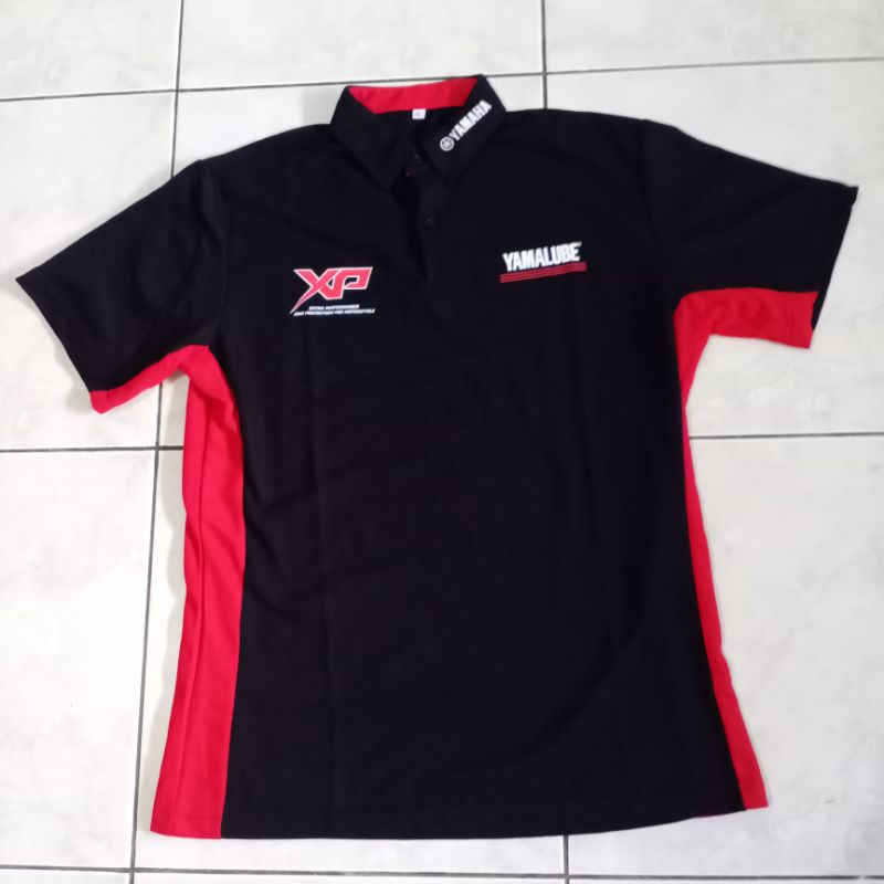 Polo Shirt Baju Mekanik Yamaha Yamalube XP Size XL