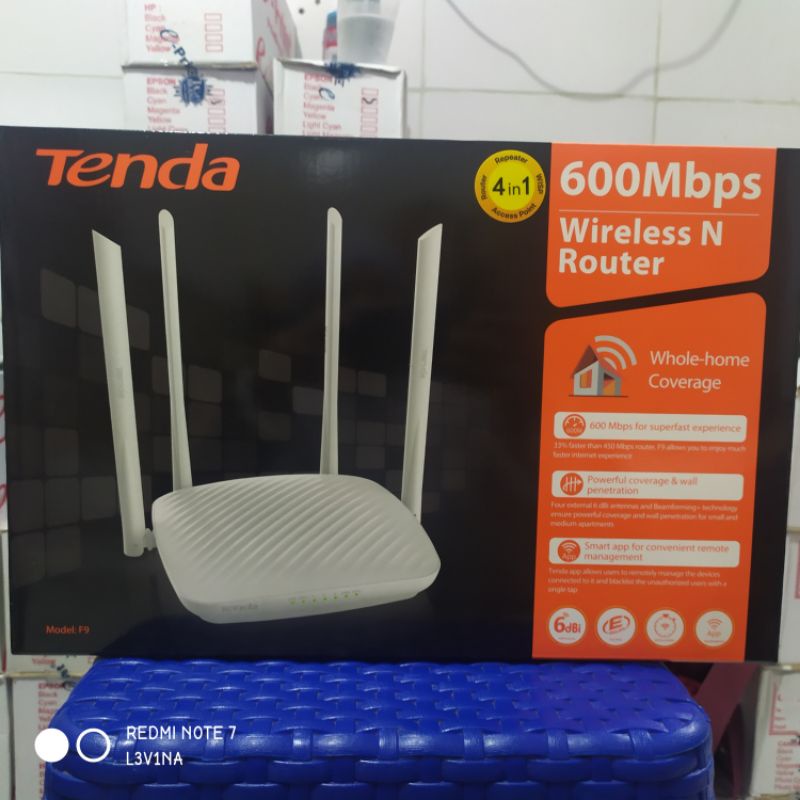 Tenda F9 600Mbps Wireless N Router