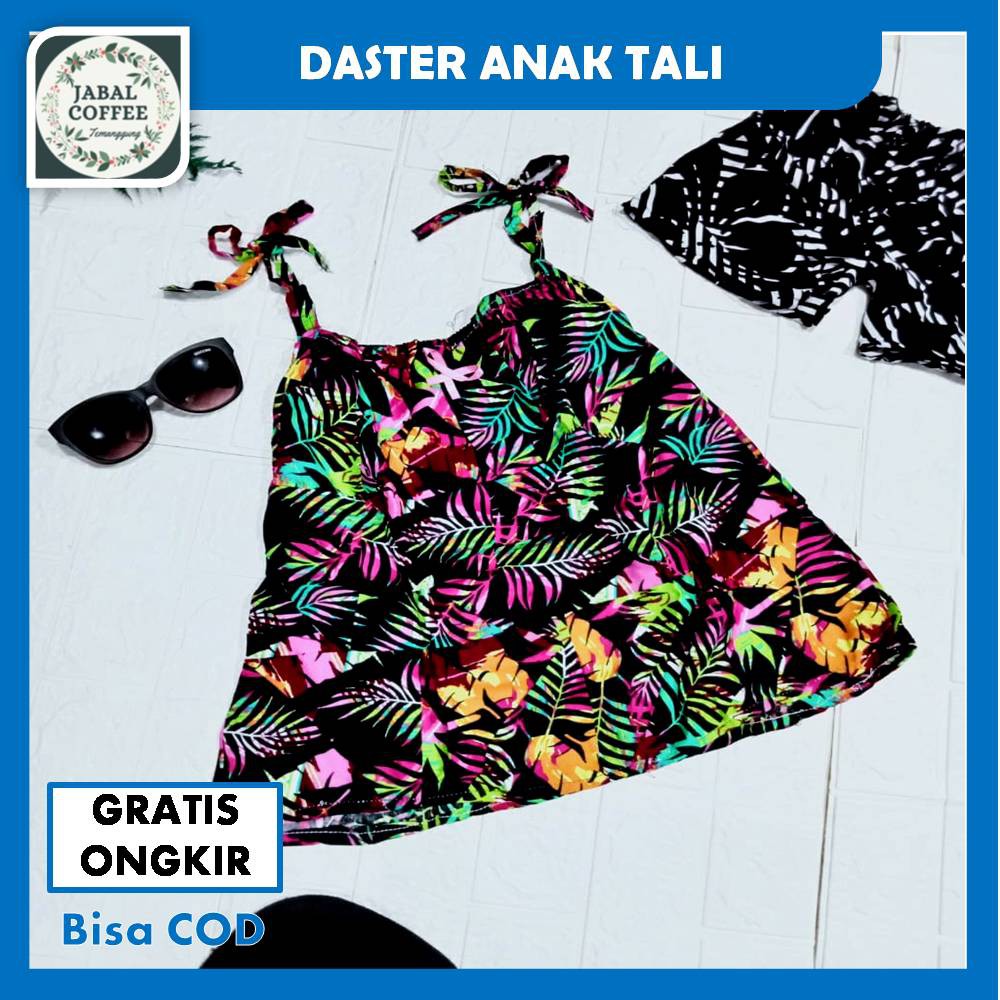 Dress Tali Anak Bunga 6 Bulan - 3 Tahun / Dress Anak Perempuan / Daster Anak Perempuan J60