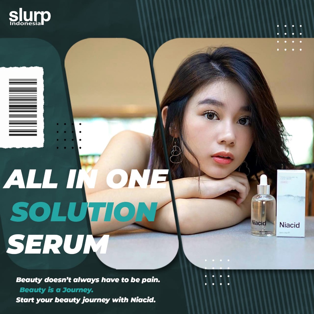 Niacid by Slurp Laboratories Korea All in One Face Serum BPOM Approved Bergaransi Asli-2