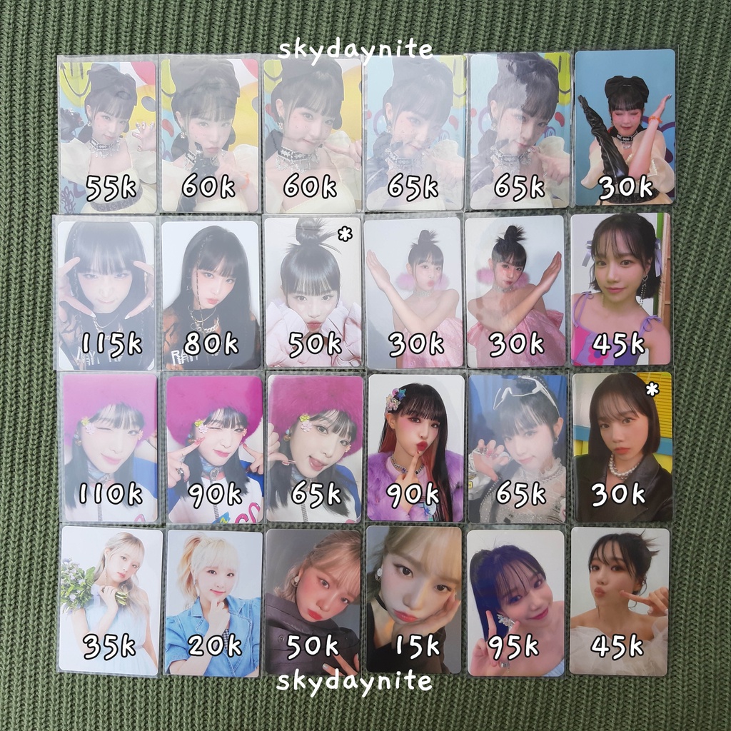 Yena Smiley Jo Yuri Glassy Love Shh IZONE IZ*ONE Photocard