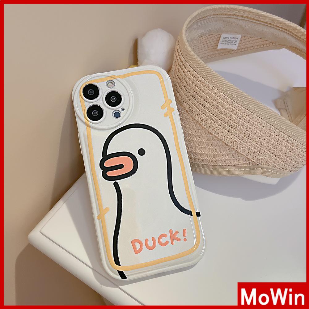 iPhone Case TPU Silicone Soft Case Airbag Shockproof Protection Camera Cute Cartoon Duck Style Compatible For iPhone 11 Pro Max 13 Pro Max 12 Pro Max 7Plus xr XS Max