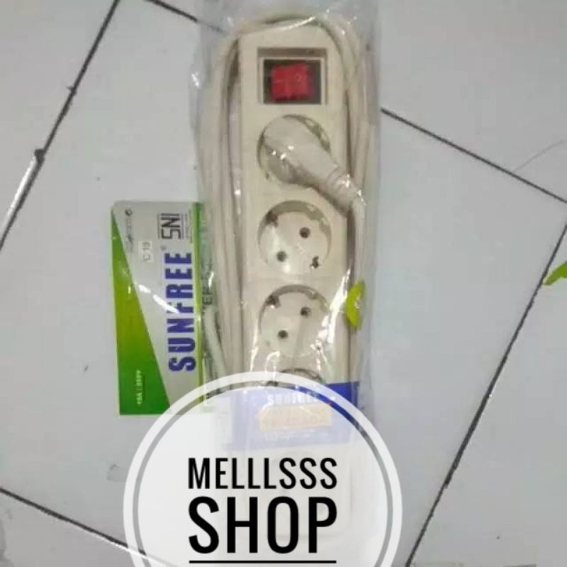 COLOKAN LISTRIK 5 LUBANG + KABEL 3 METER