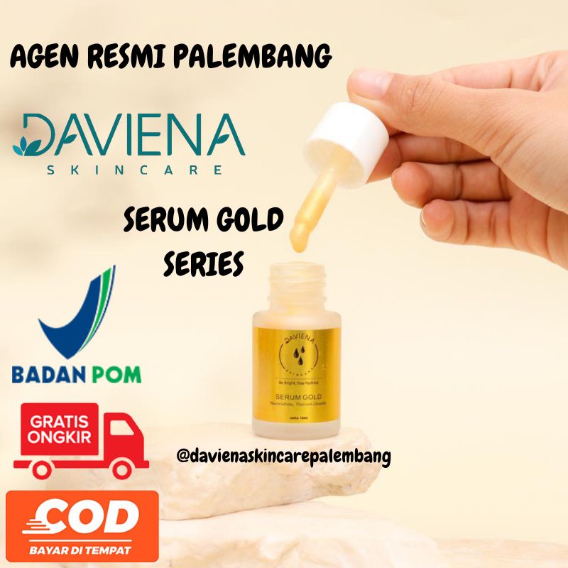 GOLD SERIES DAVIENA SKINCARE//PAKET FLEK/MELASMA-SERUM