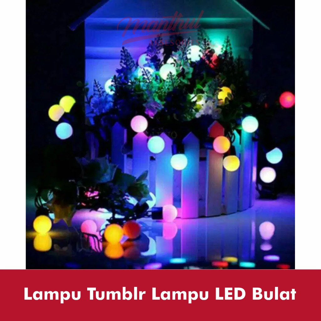 Lampu Tumblr Lampu LED Bulat