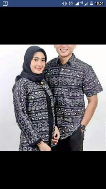 Batik Couple Ayam Ketawa Pria Wanita