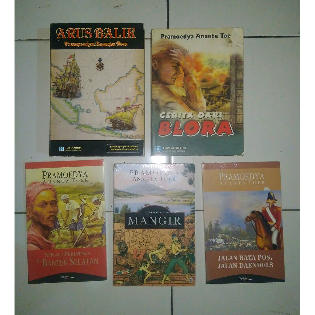 Paket Langka PRAMOEDYA ANANTA TOER - ARUS BALIK DLL grab it fast