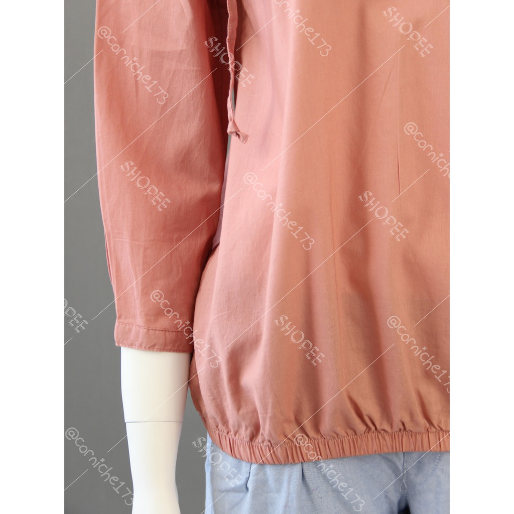 Corniche Charm Hoodie Blouse Orange - TH231363