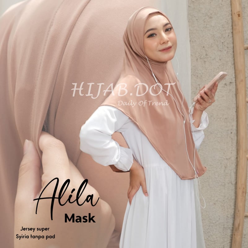 Alila Mask / Bergo Instan Masker By Hijab.DOT-8